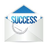 envelope mail message of success