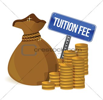 Bag with tuition fee