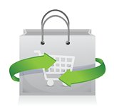 shopping and sale on the move concept
