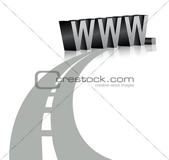Internet symbol www