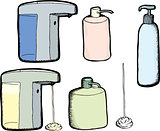 Lotion and Soap Bottles