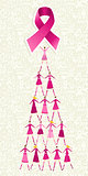 Breast cancer day pine tree