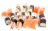 assortment sushi