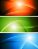 Colourful vector wavy banners