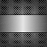 Metal Background With Metal Plate