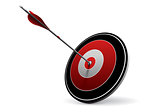 Target and Arrow, Vector Business Icon