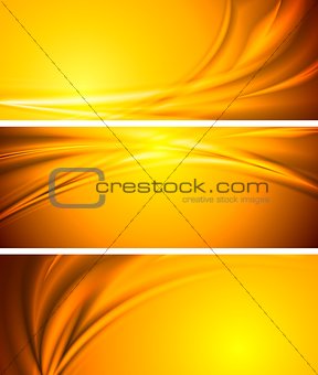 Abstract vector sunny banners