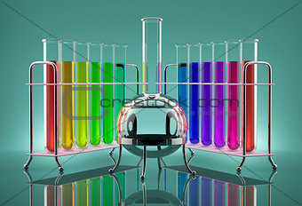 Multicolored tubes