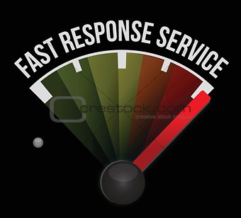 fast response service speedometer