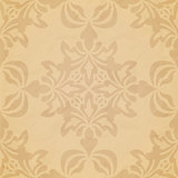 Vector Seamless Floral Pattern on Crumpled Paper