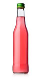 Bottle of red alcohol