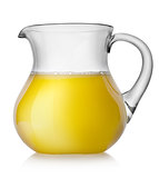 Orange juice in a jug