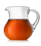 Pear juice in a jug