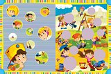 The page with exercises for kids 