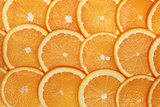 Fresh orange slices