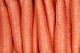 Fresh carrots forming a background