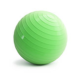 fitness green ball