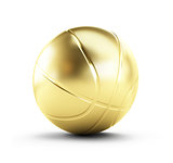 gold basketball ball