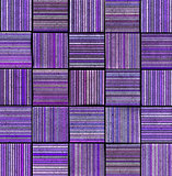 3d abstract striped tile backdrop in purple lavender