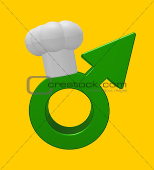 cooking male symbol