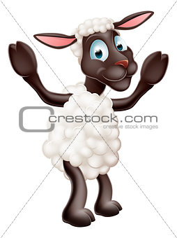 Sheep cartoon character