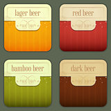 Four Design Beer Labels