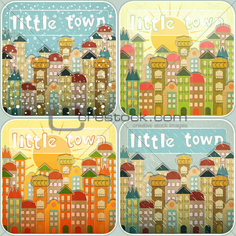 Little Town Seasons Set