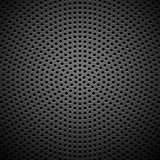 Circle Perforated Carbon Speaker Grill Texture