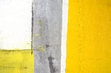 Grey and Yellow Abstract Art Painting