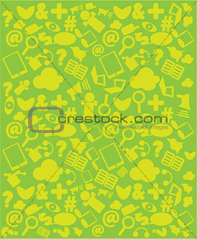 Cloud Computing background concept with copy space 