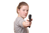 Girl with a gun