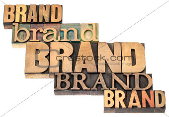 brand word abstract