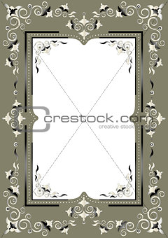 Frame with Eastern decor