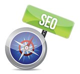 seo the way indicated by compass