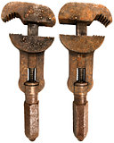 Old Rusty Wrench 2 sides