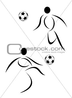Vector soccer symbol