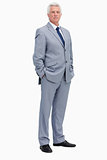Portrait of a man in a suit 