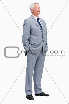 Smiling man in a suit 