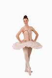 Posing ballerina