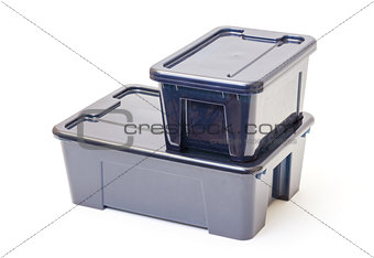 Empty Plastic Containers with Lids