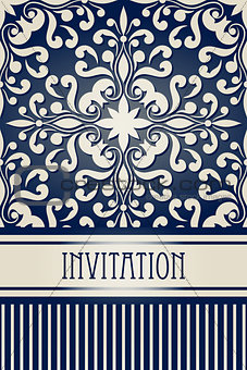 Vector Vintage Invitation