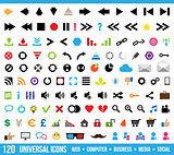 120 universal icons