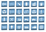 various industrial icons in vector format