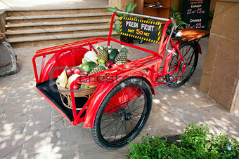 Fruit in tricycle, Hua Hin