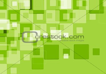 Abstract tech background with squares