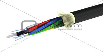 Stripped Optical Fiber Cable