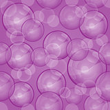 Abstract seamless pattern with glossy balls