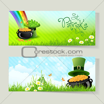 Set of St. Patricks Day Cards