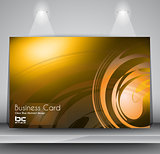 Elegant business card design template 