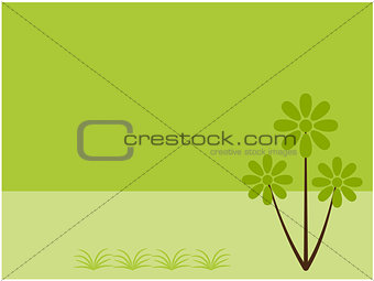 Abstract plant background